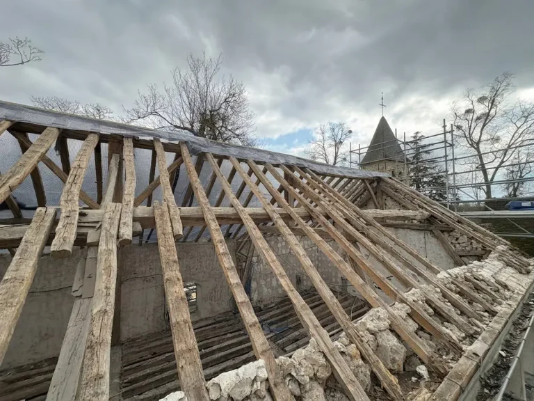 Chantier Villiers-le-Bâcle - bâtiment E : avant les travaux